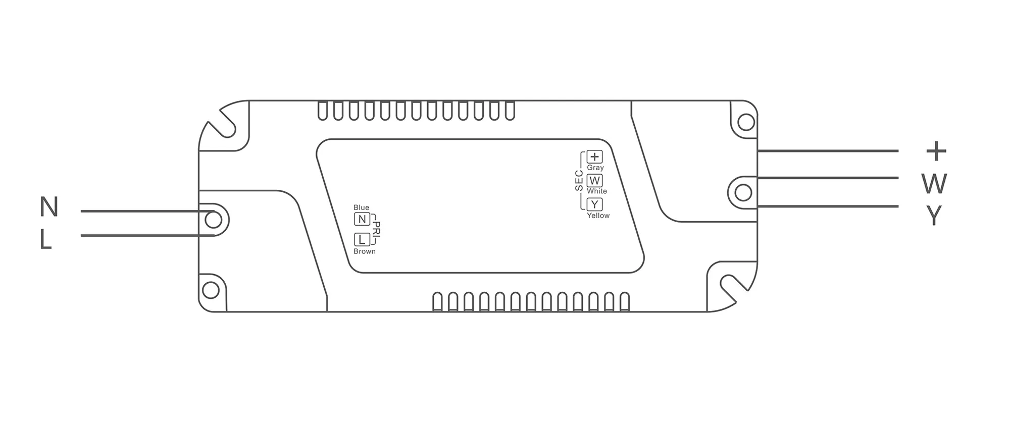 Ltech RF2.4GHz Wireless Dimmable Drive r80W 115-135Vdc/560mA.0-100% PWM dimming level, IP20. DCE-80-560-H2R  LTECH Wireless Receiver
